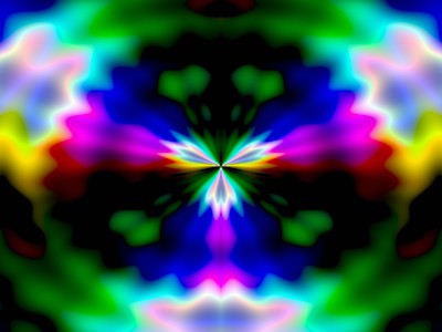 Radial color picture wallpaper