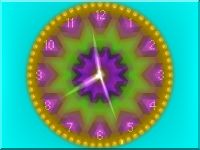 Clock screensaver