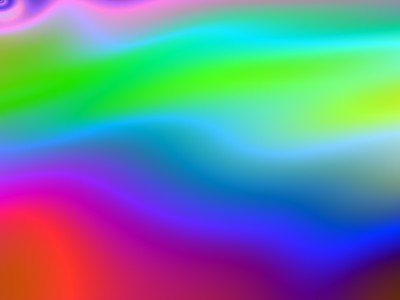 Color gradient as the waves