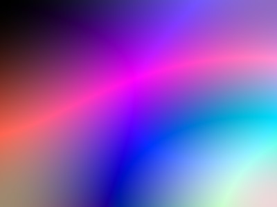 Radial white-blue-red color gradient