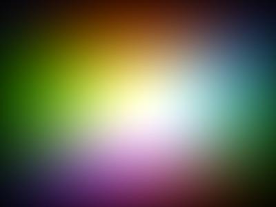Purple-green-orange circle gradient