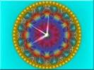 gold clock screensaver