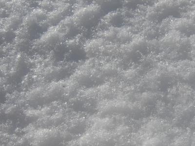 Very fluffy snow