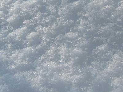 Very, very fluffy snow